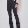 Women'S L'Agence Pants & Leggings | Selma Coated Jean Noir/Natural Contrast Coated | L'Agence