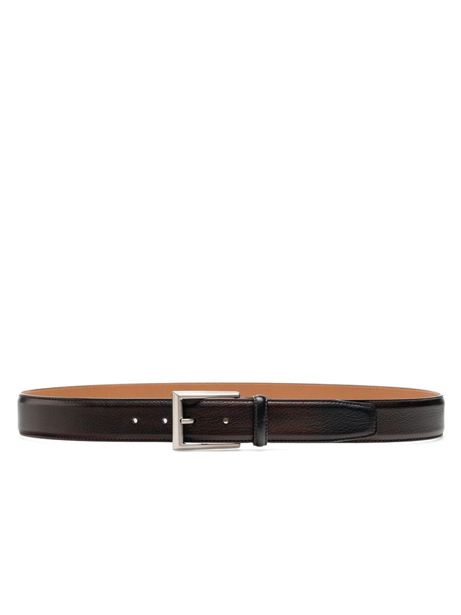 Men'S Magnanni Belts | Rocas Belt Brown Accessories | Magnanni