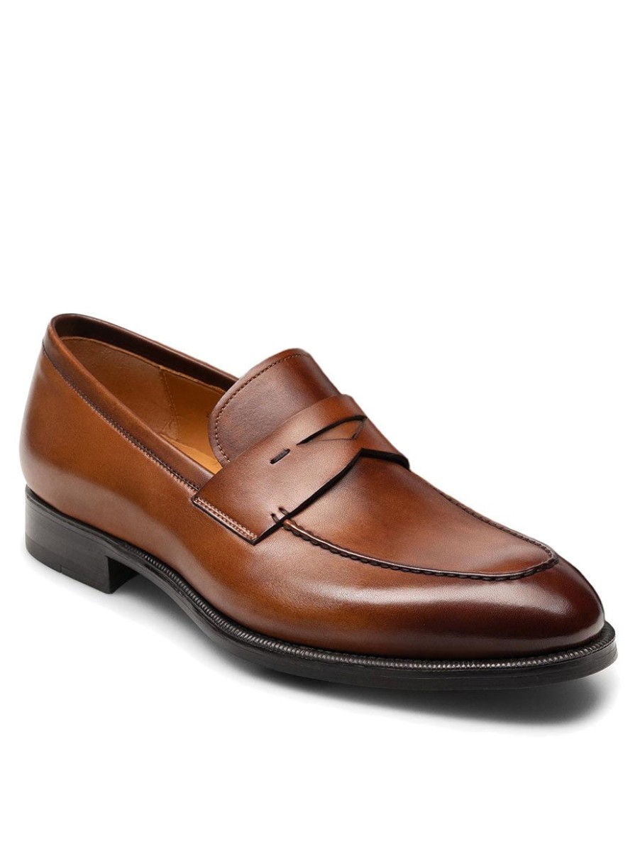 Men'S Magnanni Loafers & Slip-Ons | Garner Tabaco Shoes | Magnanni