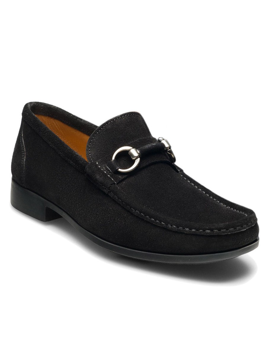 Men'S Magnanni Loafers & Slip-Ons | Blas Ii In Black Suede | Magnanni