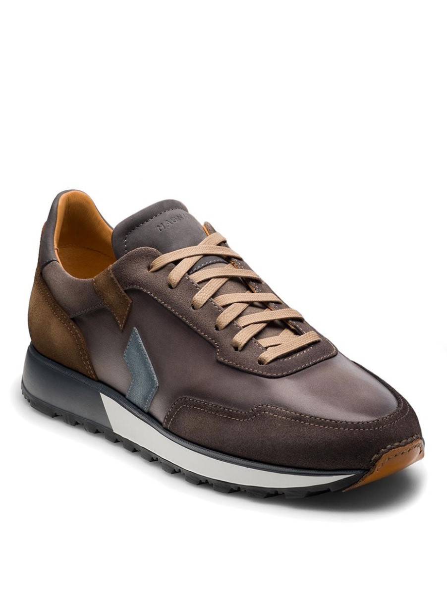 Men'S Magnanni Sneakers | Aero Grey/Taupe Shoes | Magnanni