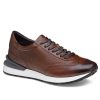 Men'S J & M Collection Sneakers | Briggs Perfed U-Throat Brown | J & M Collection