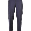 Men'S Larrimor's Pants | Larrimor'S Collection Zelander Wool Trousers In Navy