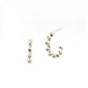 Women'S Freida Rothman Earrings | Bezel Ear Huggie Silver | Freida Rothman