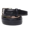 Men'S LEN Belts Belts | Italian Marbled Calf Belt Navy | Len Belts