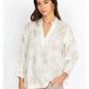 Women'S Johnny Was Tops | Skyler Top Antique White | Johnny Was