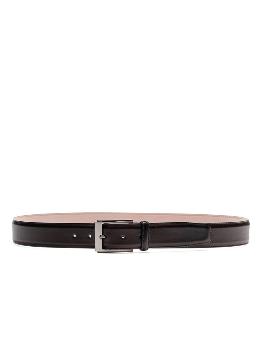 Men'S Magnanni Belts | Vega Belt Brown Accessories | Magnanni