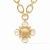 Women'S Julie Vos Necklaces | Tudor Statement Necklace In Iridescent Champagne | Julie Vos