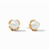 Women'S Julie Vos Earrings | Julie Vos Penelope Gold Stud Earring - Large