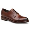 Men'S J & M Collection Oxfords & Derbys | Ashford Cap Toe Brown | J & M Collection