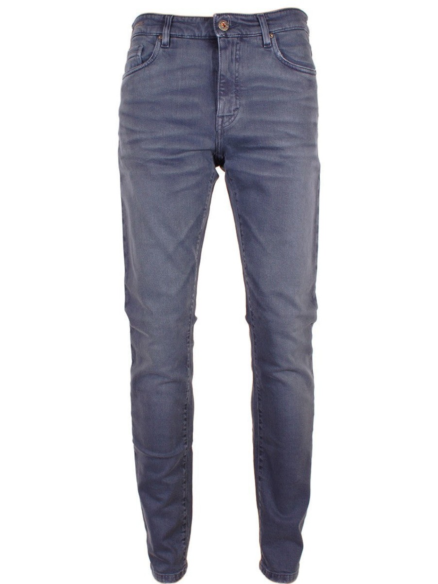 Men'S Teleria Zed Jeans | Cobra Selvedge Stretch Denim Blue Oxford | Teleria Zed