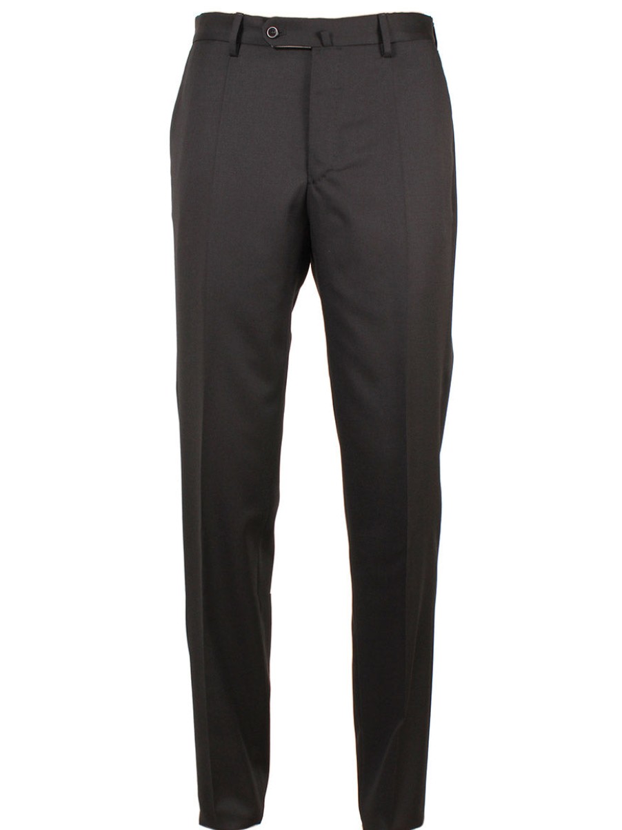 Men'S Incotex Pants | Buy Matty 4-Season Trouser Black Pants