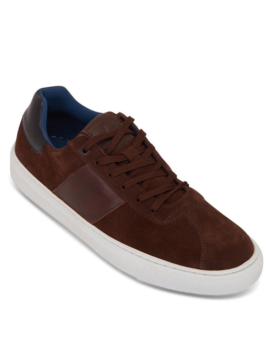 Men'S G. Brown Shoes Sneakers | Jolt Sneakers Dark Brown Shoes | G. Brown Shoes