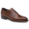 Men'S J & M Collection Oxfords & Derbys | Ellsworth Cap Toe Brown | J & M Collection