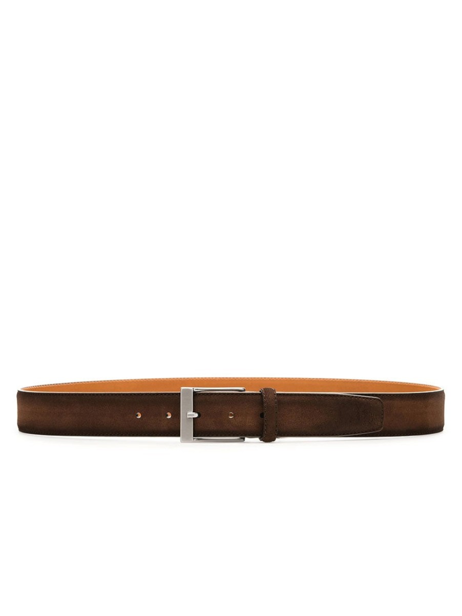 Men'S Magnanni Belts | Telante Belt Midbrown Accessories | Magnanni