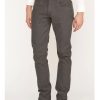 Men'S Hudson Jeans | Hudson Blake Slim Straight Twill Jean In Dark Grey