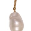 Women'S Margo Morrison Necklaces | White Baroque Pearl Charm Gold Diamond Ring | Margo Morrison