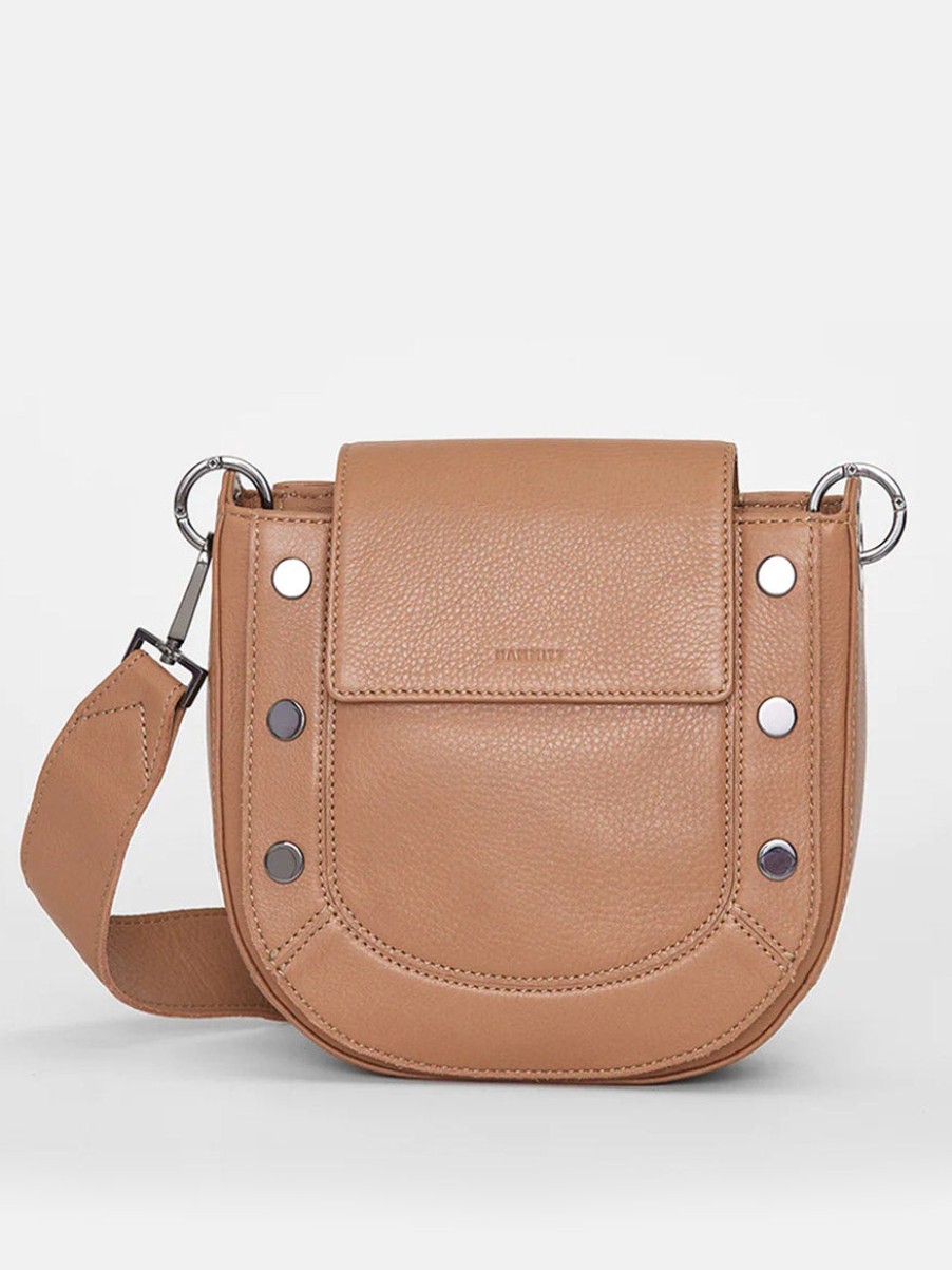 Women'S Hammitt Los Angeles Crossbody Bags | Kayce Saddle Bag Medium In Biscotti | Hammitt Los Angeles