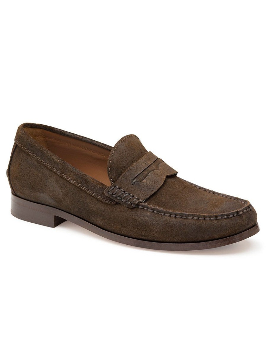 Men'S J & M Collection Loafers & Slip-Ons | Baldwin Penny Brown | J & M Collection