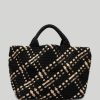 Women'S Naghedi Totes | St. Barths Medium Tote Plaid Modena | Naghedi