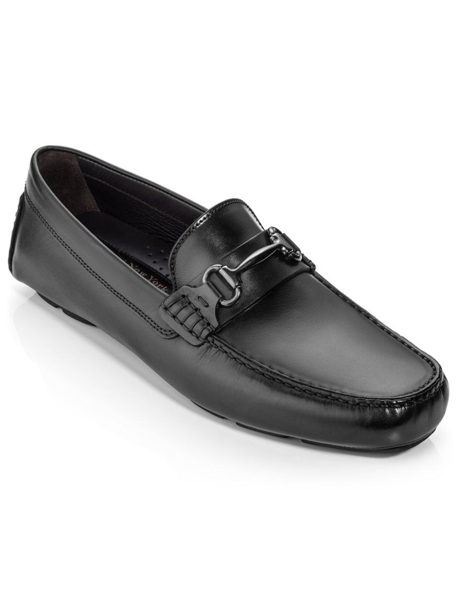 Men'S To Boot New York Loafers & Slip-Ons | Del Amo Black Calf | To Boot New York