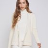 Women'S L'Agence Tops | Lacey Knit Blazer Porcelain | L'Agence