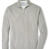 Men'S Peter Millar T-Shirts | Crown Comfort Pullover Light Grey | Peter Millar