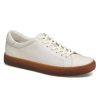 Men'S J & M Collection Sneakers | Kempton Lace-To-Toe White Sheepskin | J & M Collection