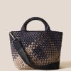 Women'S Naghedi Totes | St. Barths Mini Tote In Graphic Ombre Mahal | Naghedi