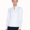 Women'S Akris Punto Tops | Akris Punto Elements Long Sleeve Blouse