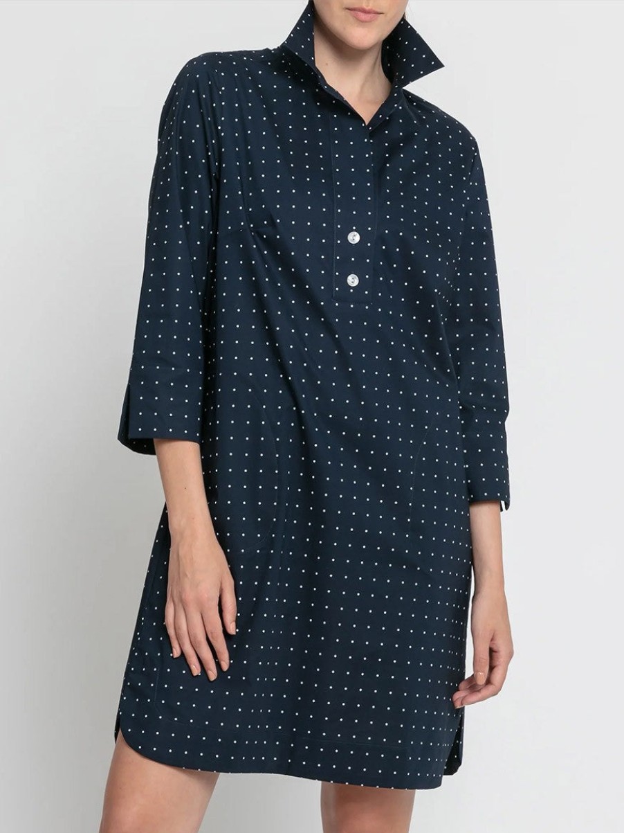 Women'S Hinson Wu Dresses | Aileen Dot Print Dress | Hinson Wu