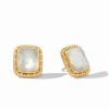 Women'S Julie Vos Earrings | Marbella Stud Earrings Iridescent Clear Crystal Jewelry | Julie Vos