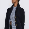 Women'S rag & bone Tops | Alex Wool Blazer In Navy | Rag & Bone