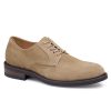 Men'S J & M Collection Oxfords & Derbys | Hartley Plain Toe Taupe | J & M Collection