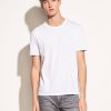 Men'S Vince T-Shirts | Crew Neck T-Shirt Optic White | Vince