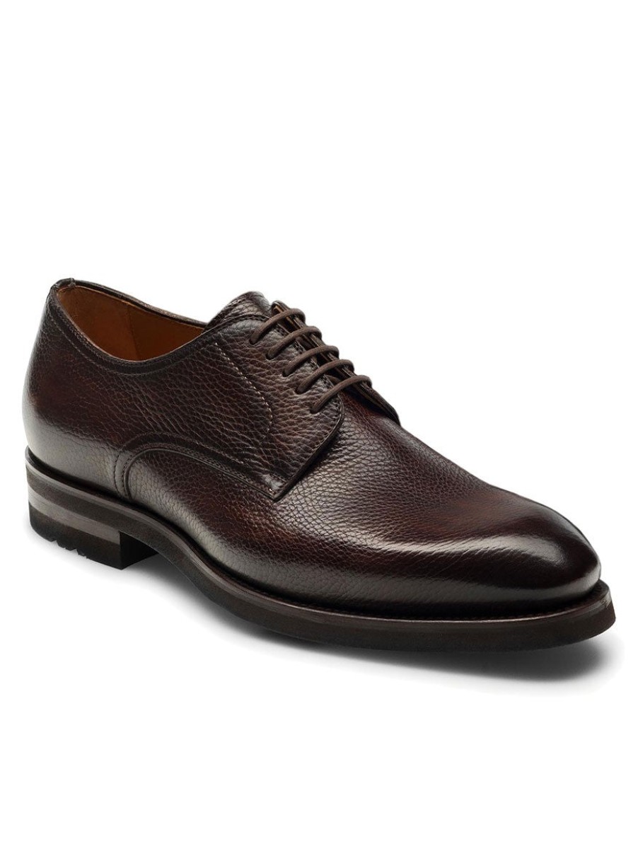 Men'S Magnanni Oxfords & Derbys | Melich Iii Brown Shoes | Magnanni