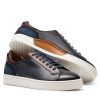 Men'S Magnanni Sneakers | Amadeo Navy Brown Shoes | Magnanni