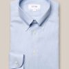 Men'S Eton Dress Shirts | Light Blue Oxford Dress Shirt | Eton