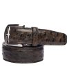 Men'S LEN Belts Belts | Genuine Ostrich Belt Wood | Len Belts