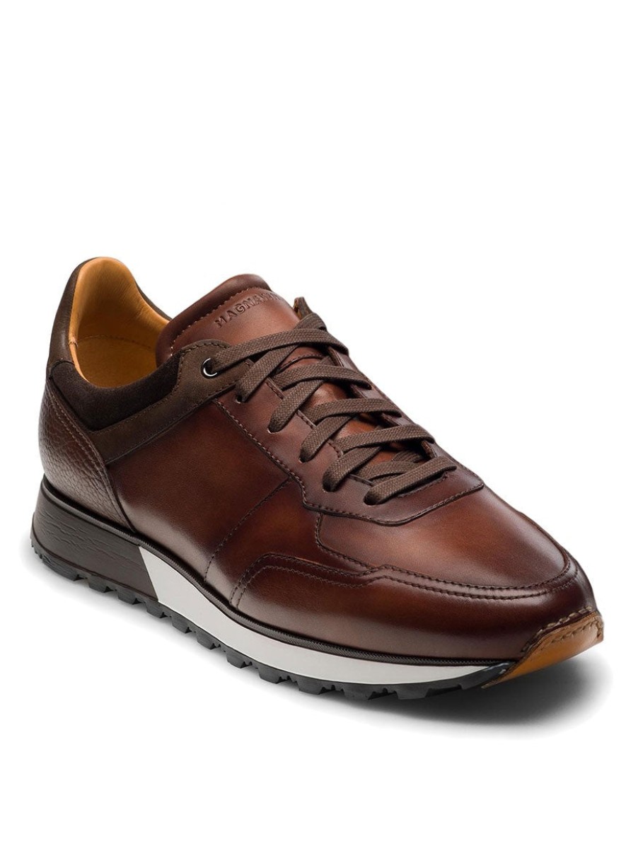 Men'S Magnanni Sneakers | Arco Midbrown Shoes | Magnanni