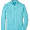 Men'S Peter Millar T-Shirts | Crown Comfort Pullover Radiant Blue | Peter Millar