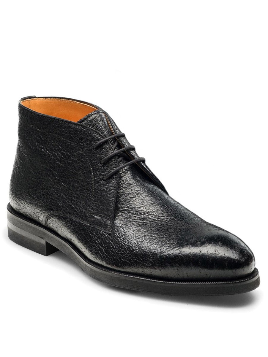 Men'S Magnanni Chukkas | Tacna Black Shoes | Magnanni