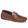 Men'S J & M Collection Loafers & Slip-Ons | Dayton Bit Brown Italian Calfskin | J & M Collection