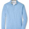 Men'S Peter Millar T-Shirts | Crown Comfort Pullover Cottage Blue | Peter Millar