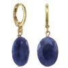 Women'S Margo Morrison Earrings | Margo Morrison Cushion Cut Blue Sapphire Drop Earrings