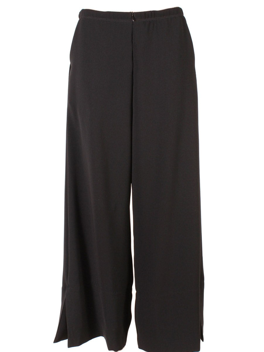 Women'S Porto Pants & Leggings | Holiday Crepe Pant In Black | Porto