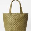 Women'S MZ Wallace Totes | Mz Wallace Medium Metro Tote Deluxe In Moss Oxford | Mz Wallace