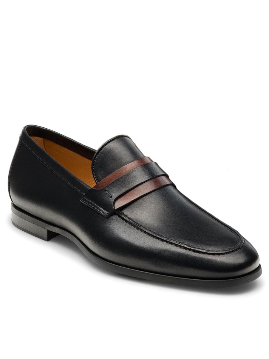 Men'S Magnanni Loafers & Slip-Ons | Daniel Black Midbrown Shoes | Magnanni