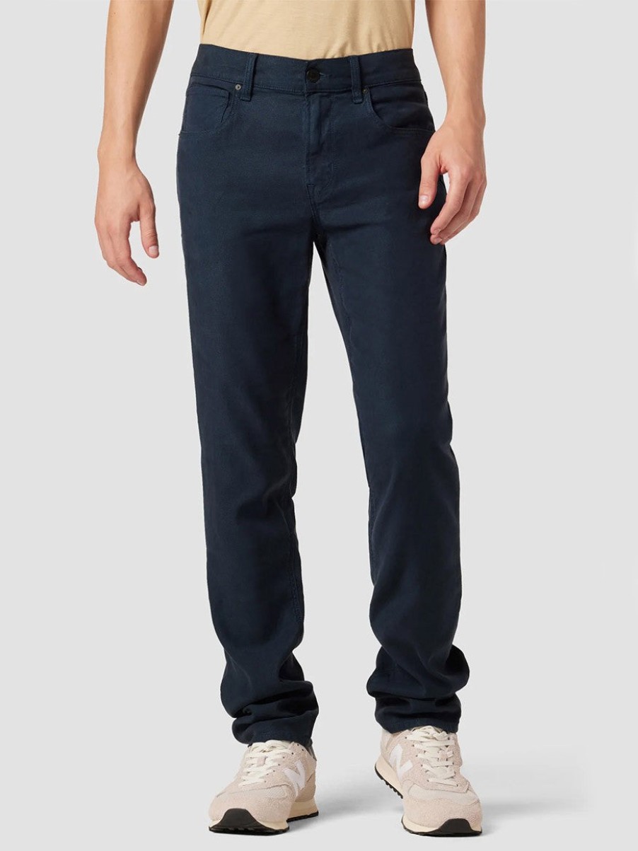 Men'S Hudson Jeans | Blake Slim Straight Twill Pant Night Blue | Hudson