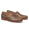 Men'S J & M Collection Loafers & Slip-Ons | Baldwin Leather Bit Brown | J & M Collection